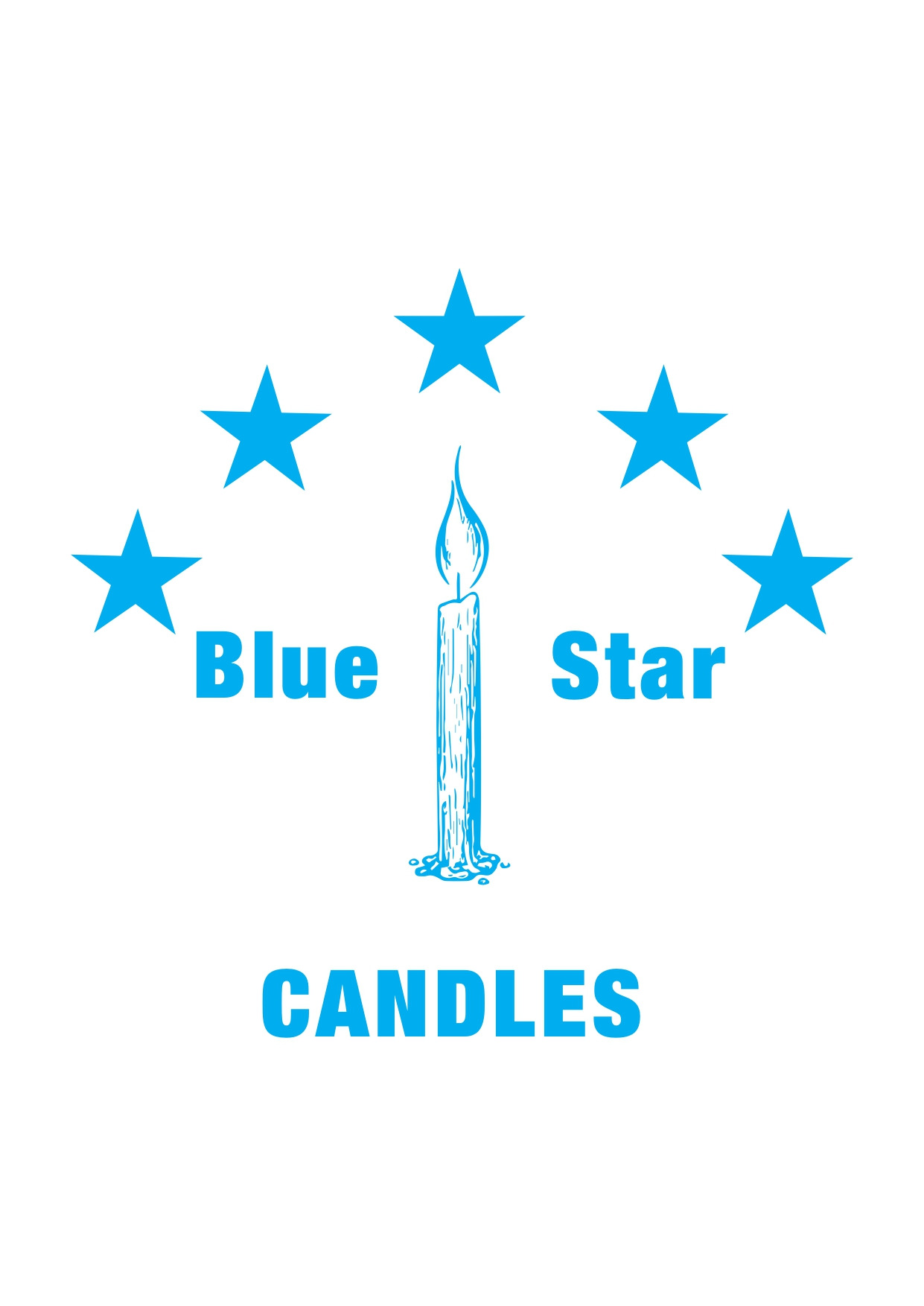 Blue Star Candles logo